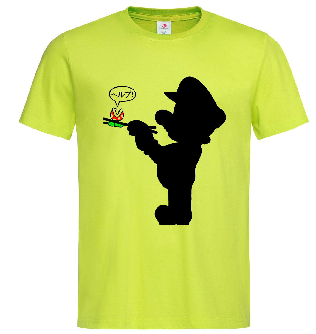 T-shirt Mario Bros sushi maglietta videogames