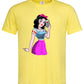 T-shirt Biancaneve maglietta simpatica  Selfie