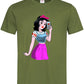 T-shirt Biancaneve maglietta simpatica  Selfie