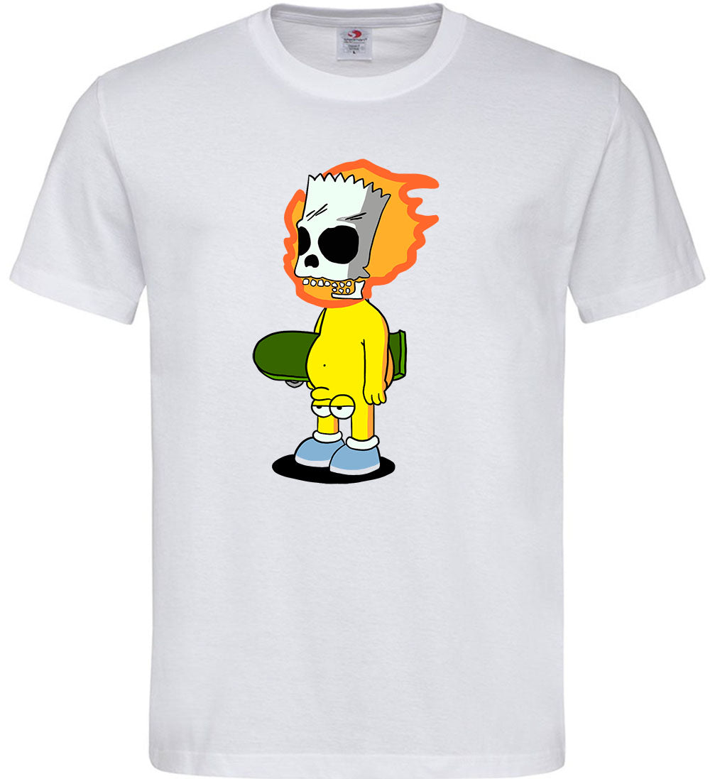 T-Shirt Burning Bart Simpson