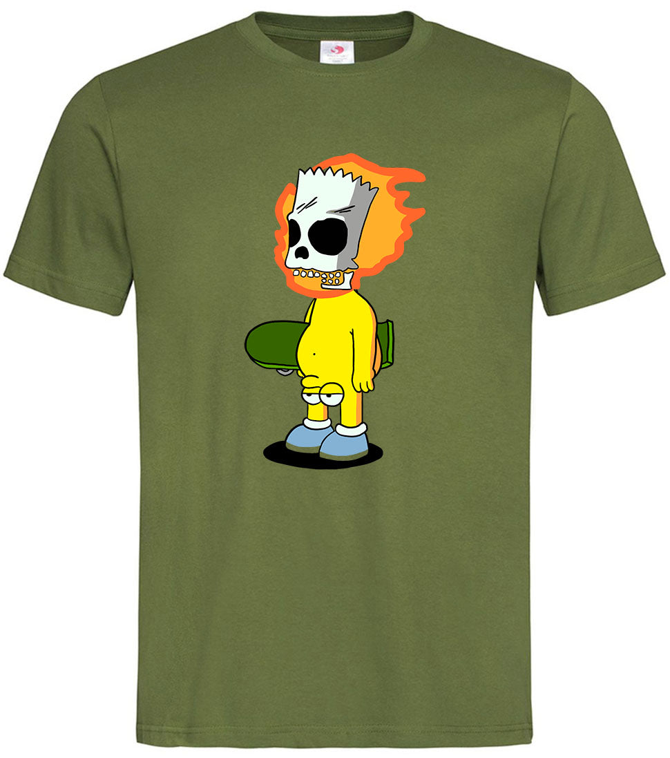 T-Shirt Burning Bart Simpson