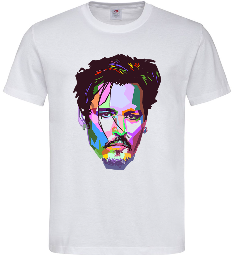 T-shirt Johnny Depp maglietta pop art