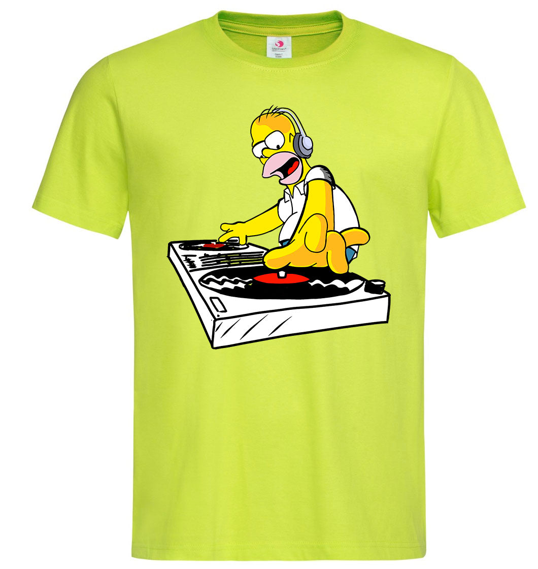 T-shirt Homer Simpson maglietta Dj