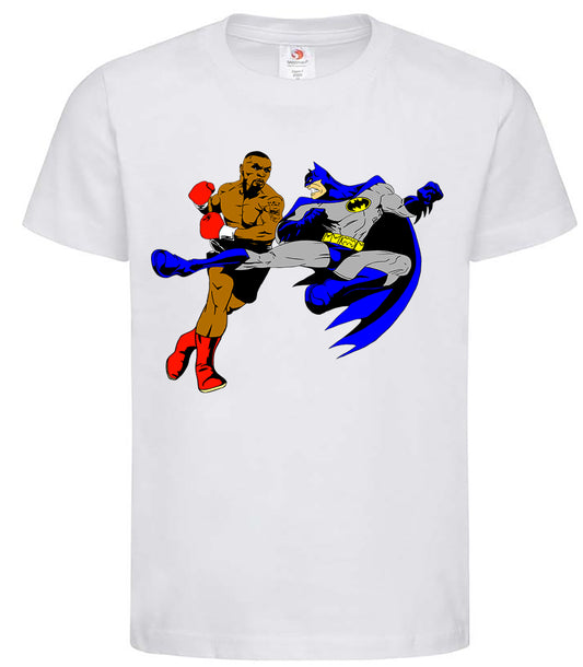 T-shirt Batman vs Tyson maglietta divertente