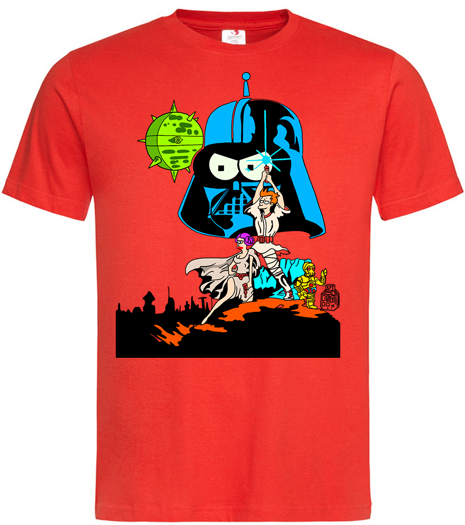 T-shirt Futurama maglietta Star Wars