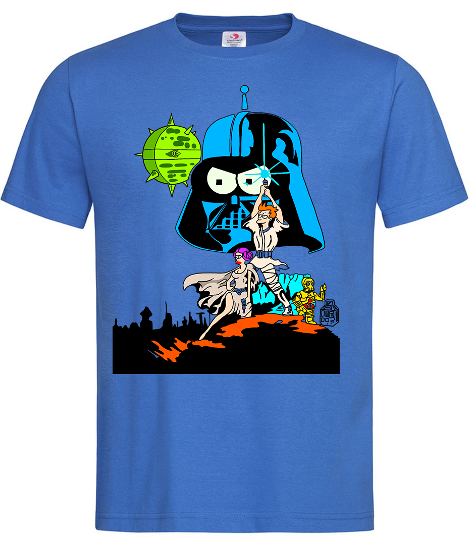 T-shirt Futurama maglietta Star Wars