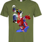 T-shirt Goldrake maglietta Spiderman