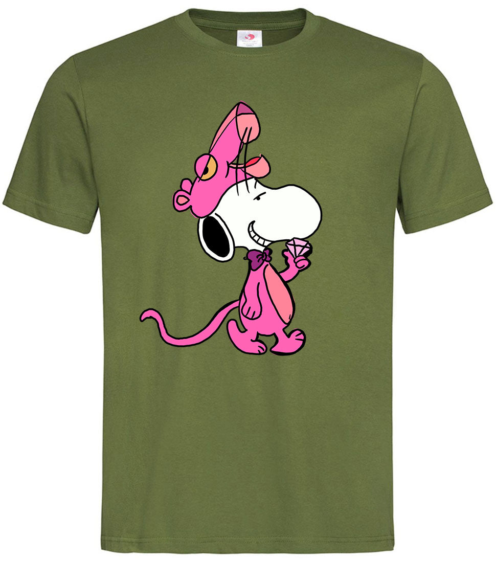T-shirt Snoopy maglietta Pantera rosa
