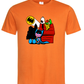T-shirt Snoopy vs Batman maglietta 80